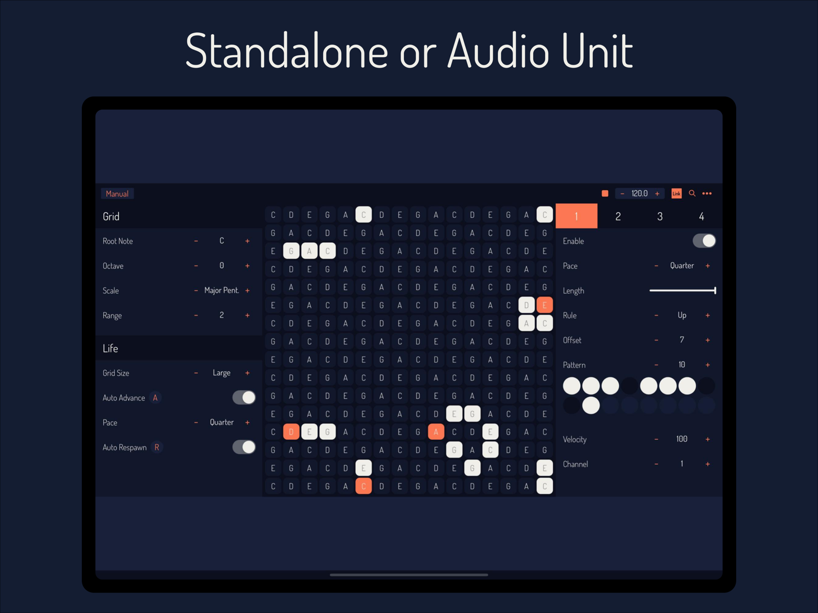 Standalone or Audio Unit